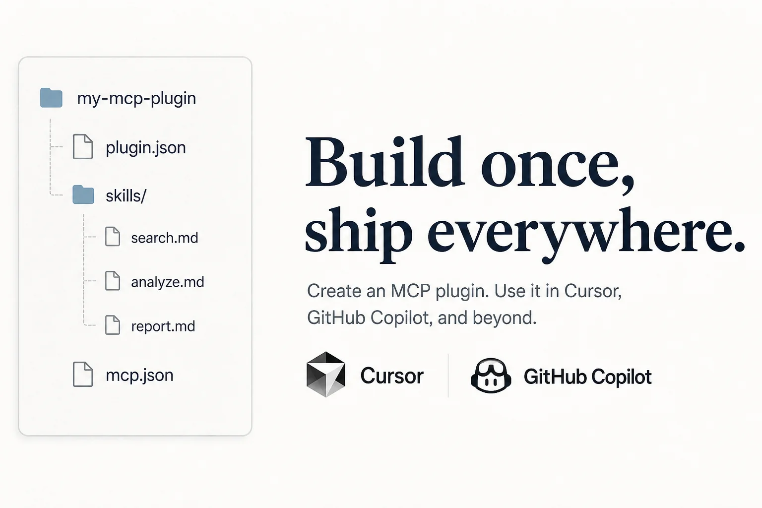 Agent Plugins 1.0: build your agent skills once, ship to Cursor and Copilot