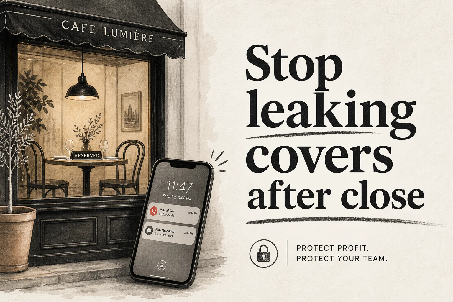 AI for restaurants and cafes: stop leaking covers after the kitchen closes