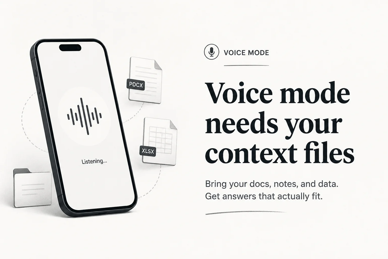 Voice mode finally works when you feed it your context files