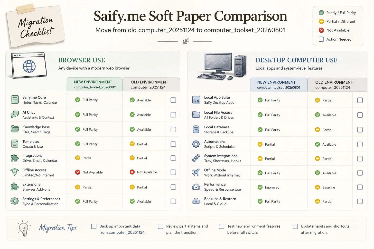 Migration checklist for computer_toolset_20260801 versus legacy computer beta and browser versus desktop tool split