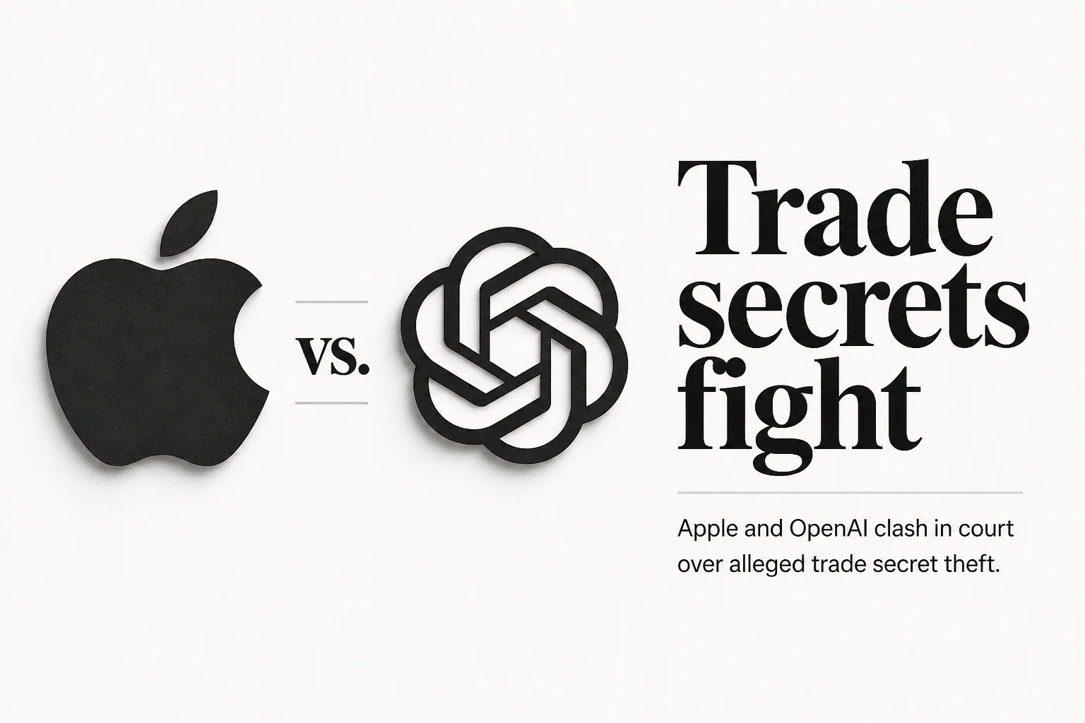 Apple wants to freeze OpenAI's hardware push. The trade secrets fight is bigger than a lawsuit.