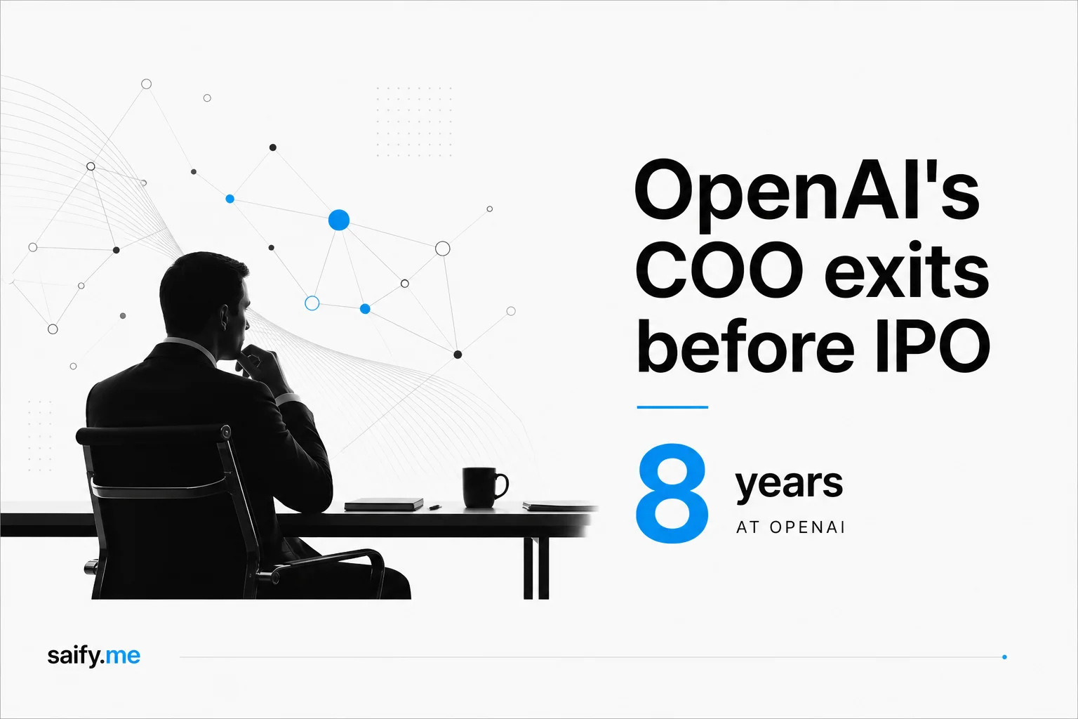 Brad Lightcap is leaving OpenAI. What the COO exit signals before the IPO
