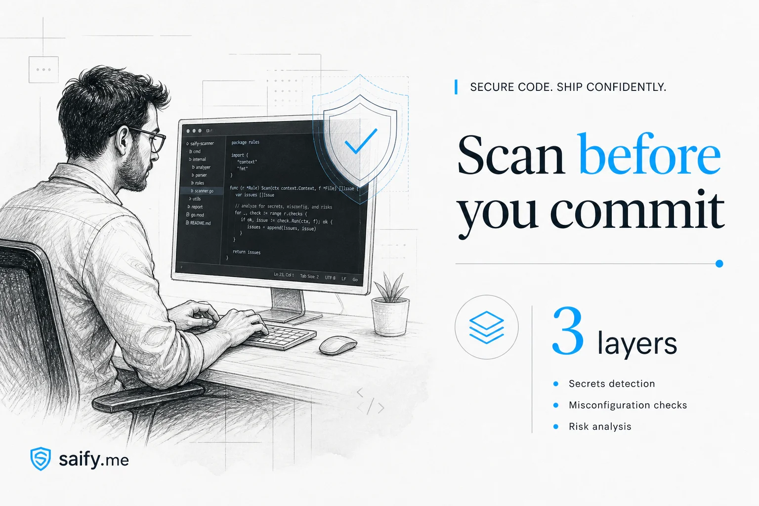 Claude Code's security plugin scans your diff before you merge