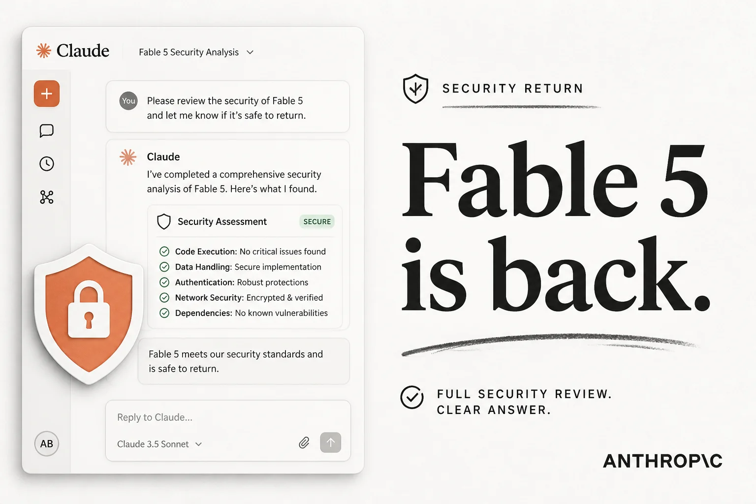 Claude Fable 5 is back after 19 days offline, and the safety rails changed