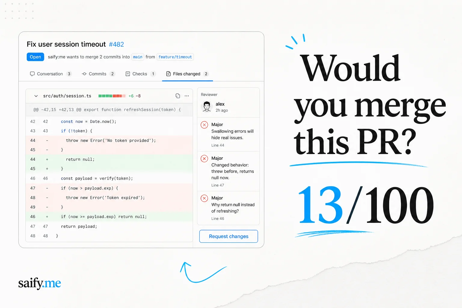 FrontierCode asks if a maintainer would merge your agent's PR. Top models score 13%