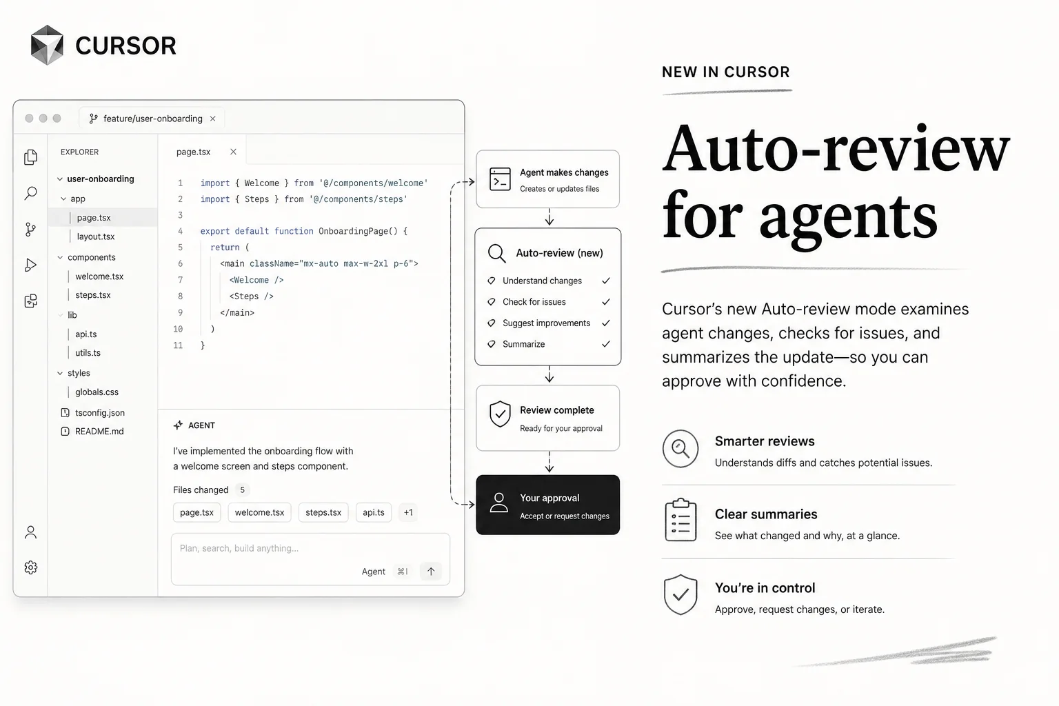 Cursor Auto-review: fewer approval prompts without going full YOLO