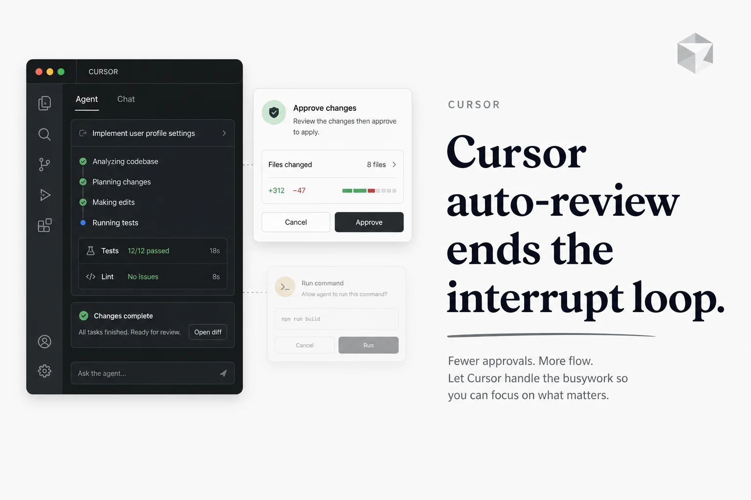 Cursor auto-review: the third run mode between babysitting and yolo