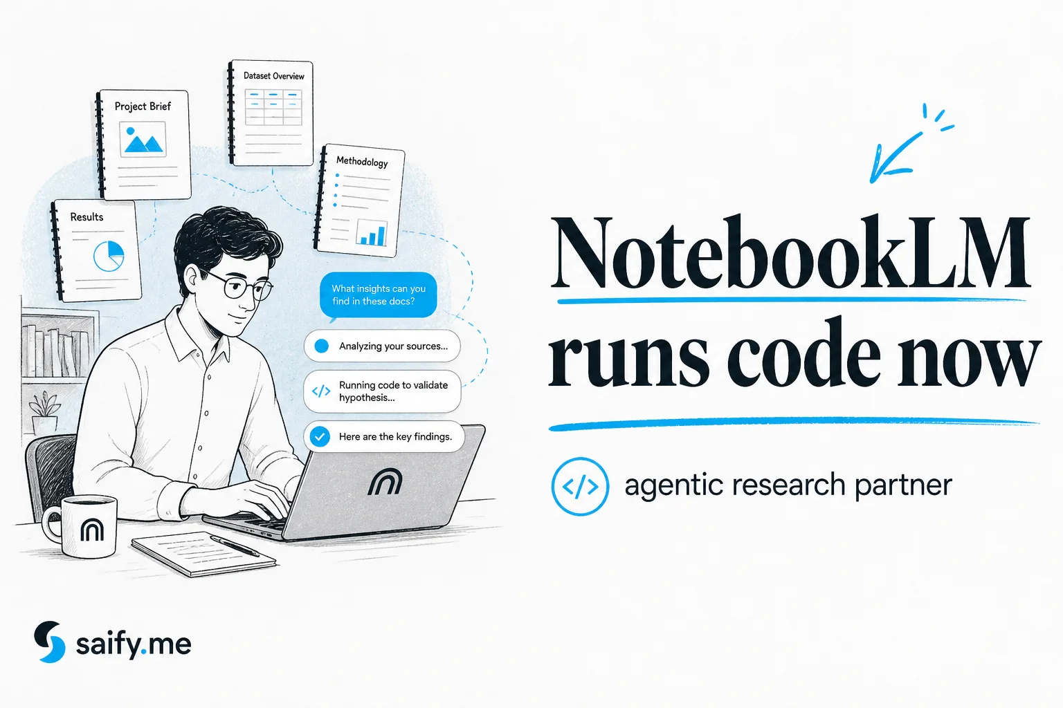 NotebookLM stopped being a reader. It now runs code and finds sources for you