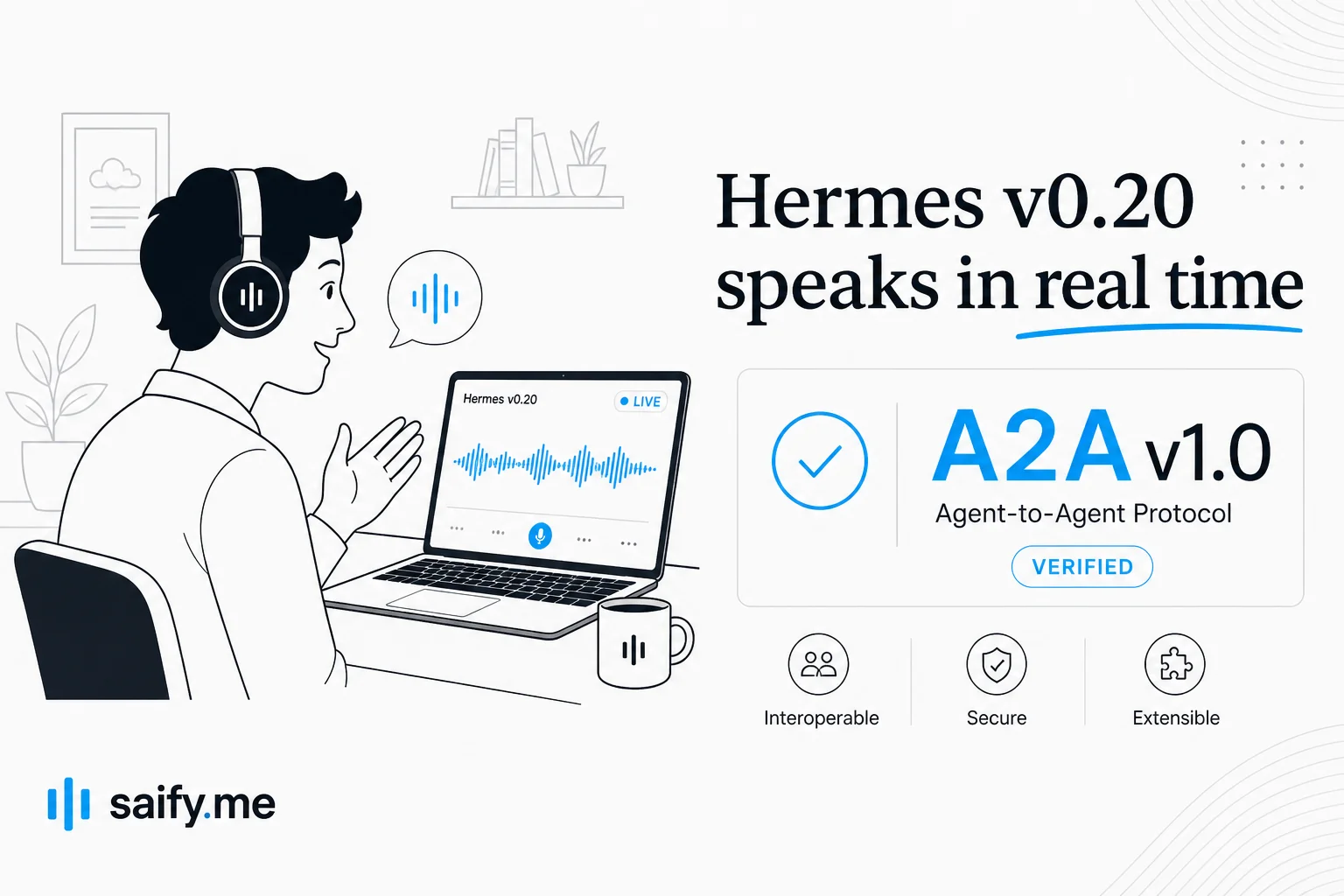 Hermes Agent v0.20.0 makes the agent speak, connect, and cite its sources