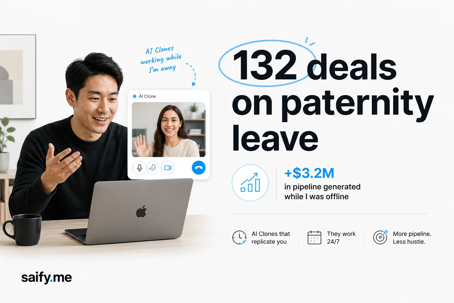 HeyGen's founder left an AI clone on sales calls. It closed 132 deals and invented a $4,800 plan.