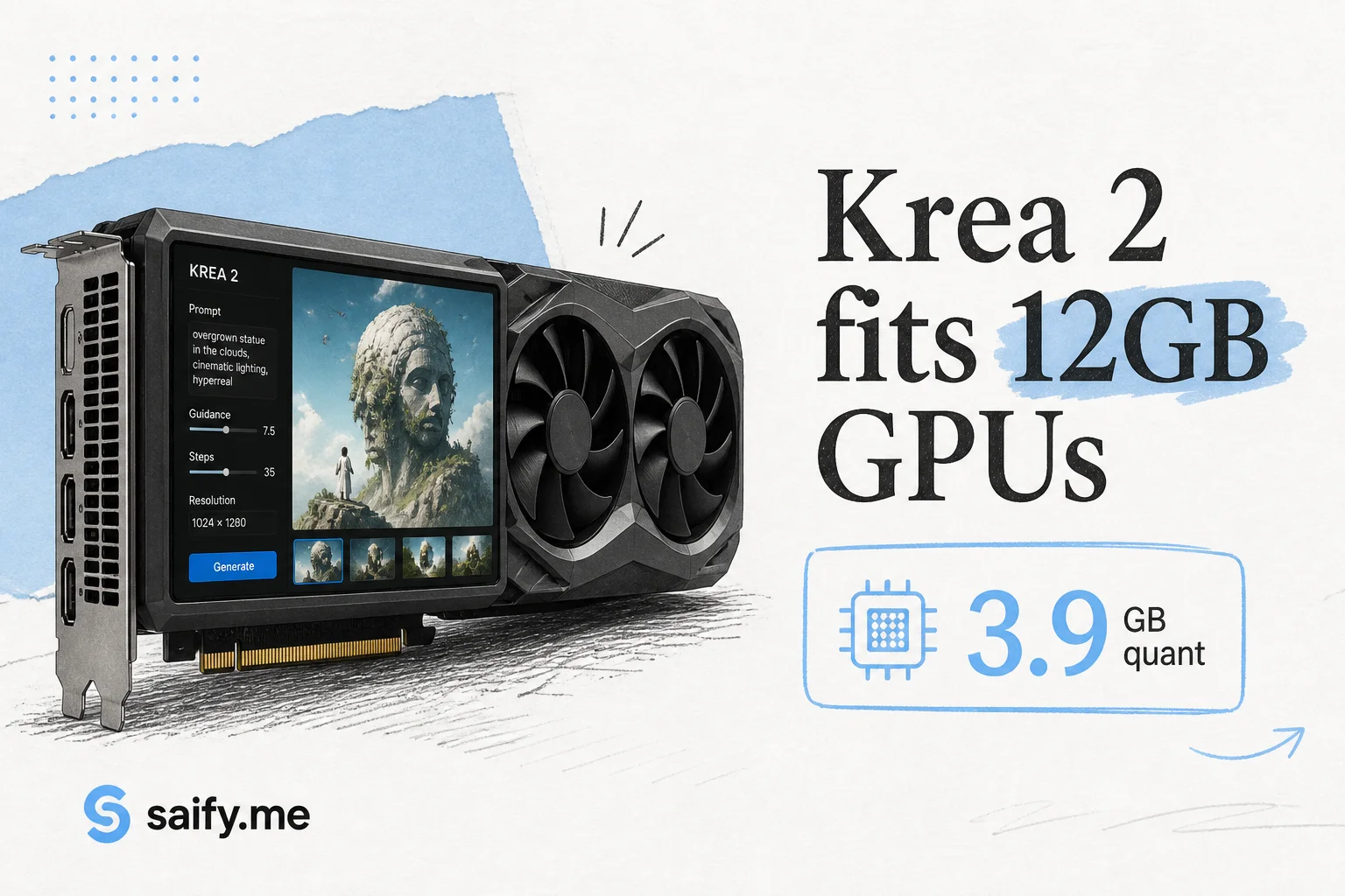Krea 2 shrinks to 12GB so consumer GPUs can run aesthetic image gen
