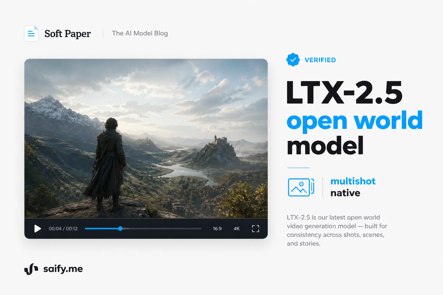 LTX-2.5 is Lightricks' open world model for video, avatars, and robotics