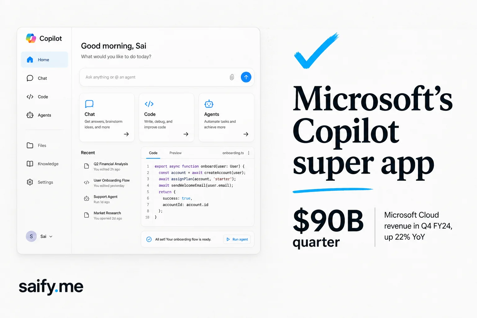 Microsoft is folding Copilot chat, code, and agents into one super app