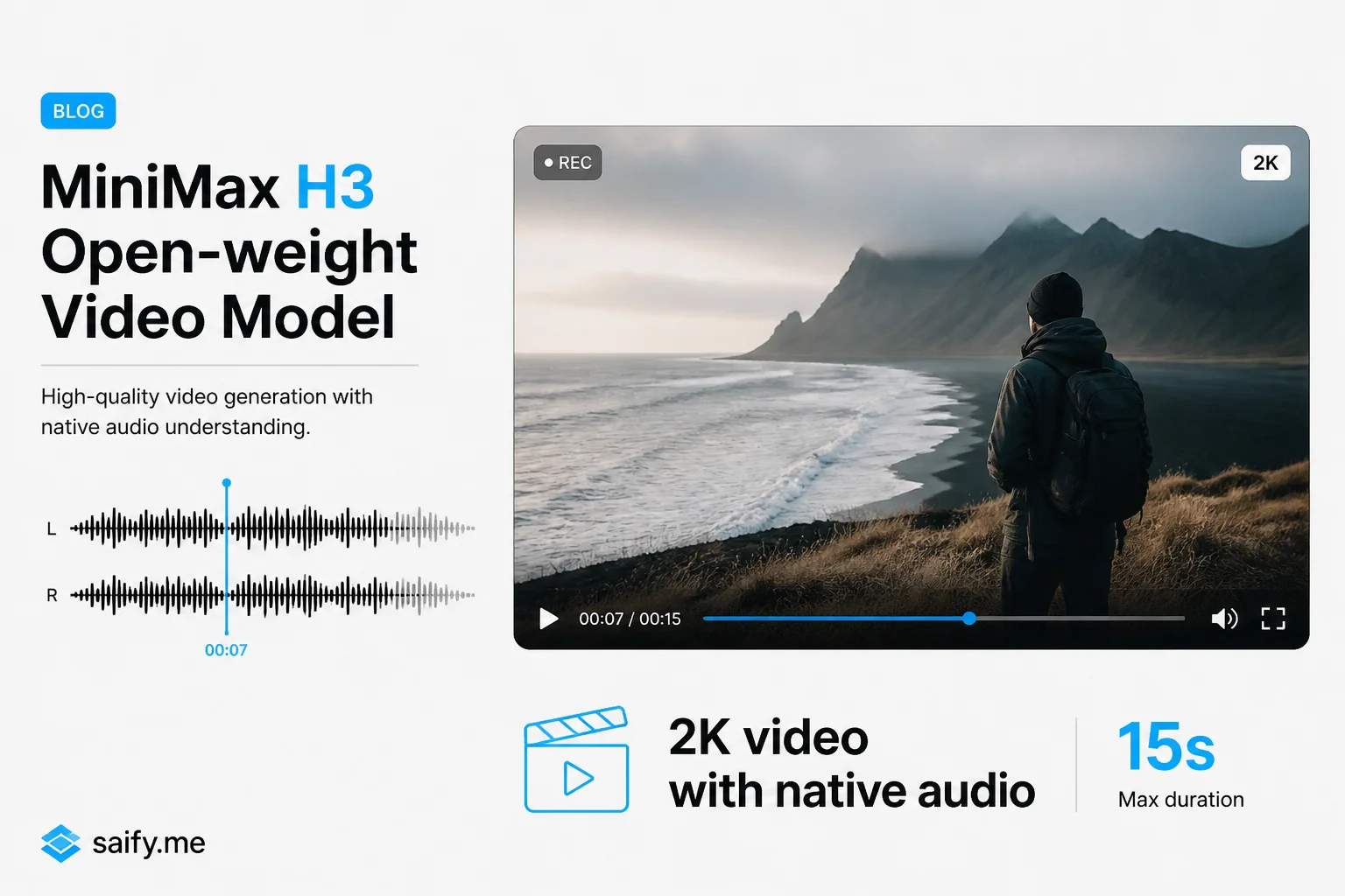 MiniMax H3 merges text, image, video, and audio into one open-weight generator