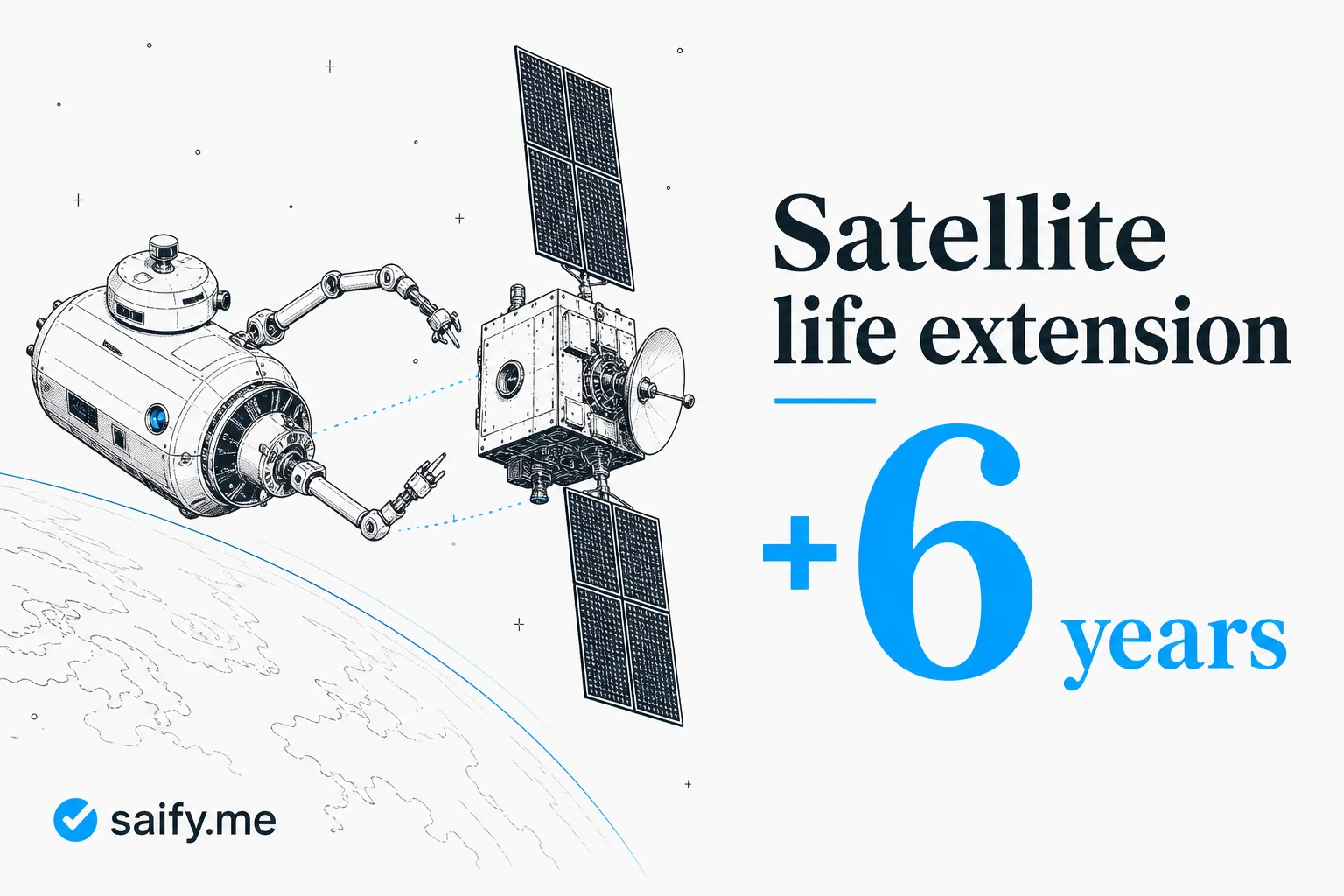 Northrop's robot space mechanic bolts propulsion pods onto aging satellites. In-orbit repair is becoming a business