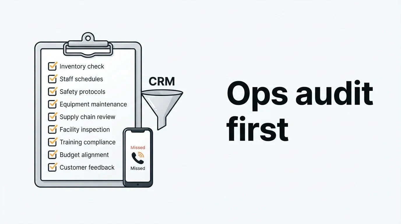Ops automation audit checklist: what to check before you buy AI