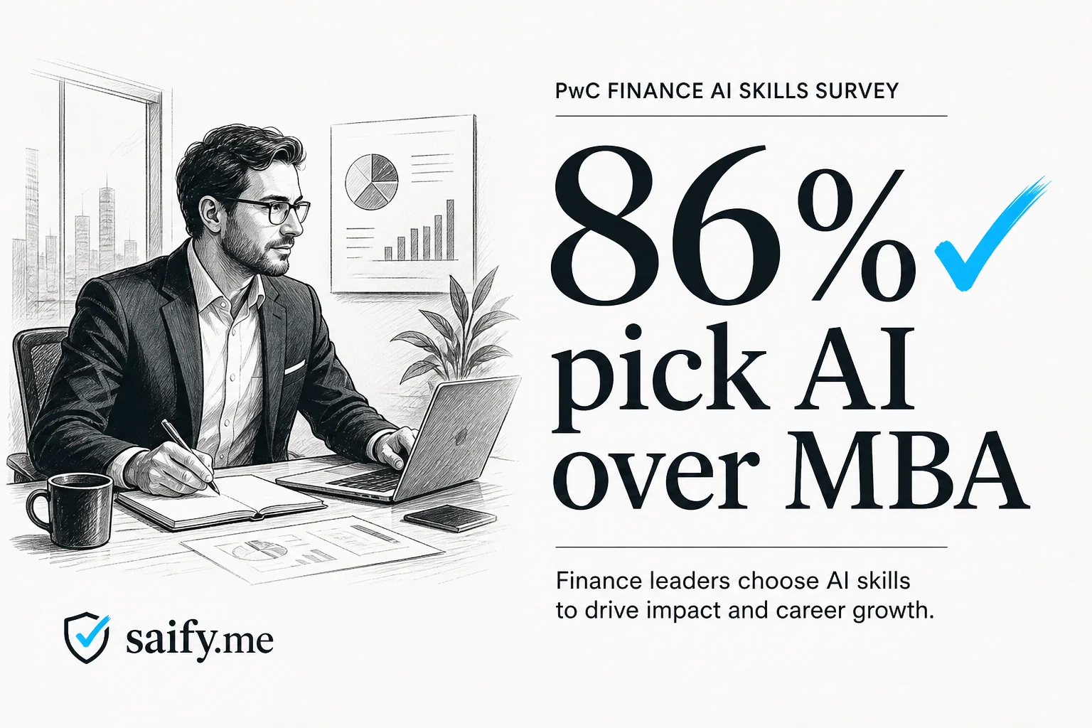 86% of finance executives say AI skills beat an MBA for new hires