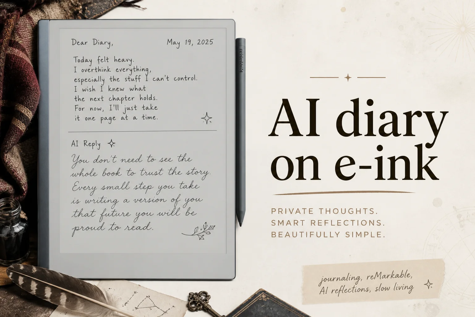 Riddle turns a reMarkable Paper Pro into an AI diary that writes back in ink