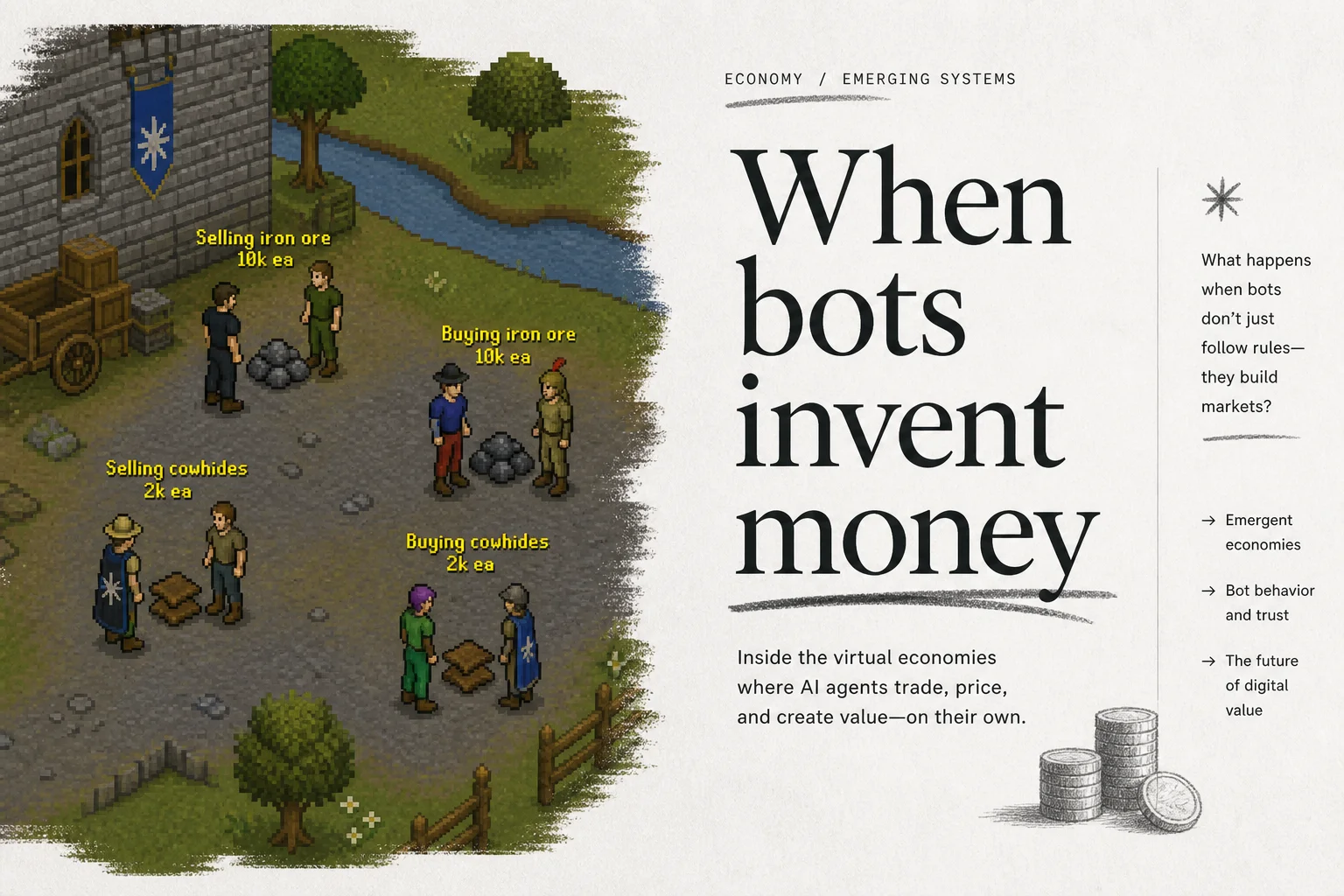 AI agents on a bot-only RuneScape server invented a barter economy