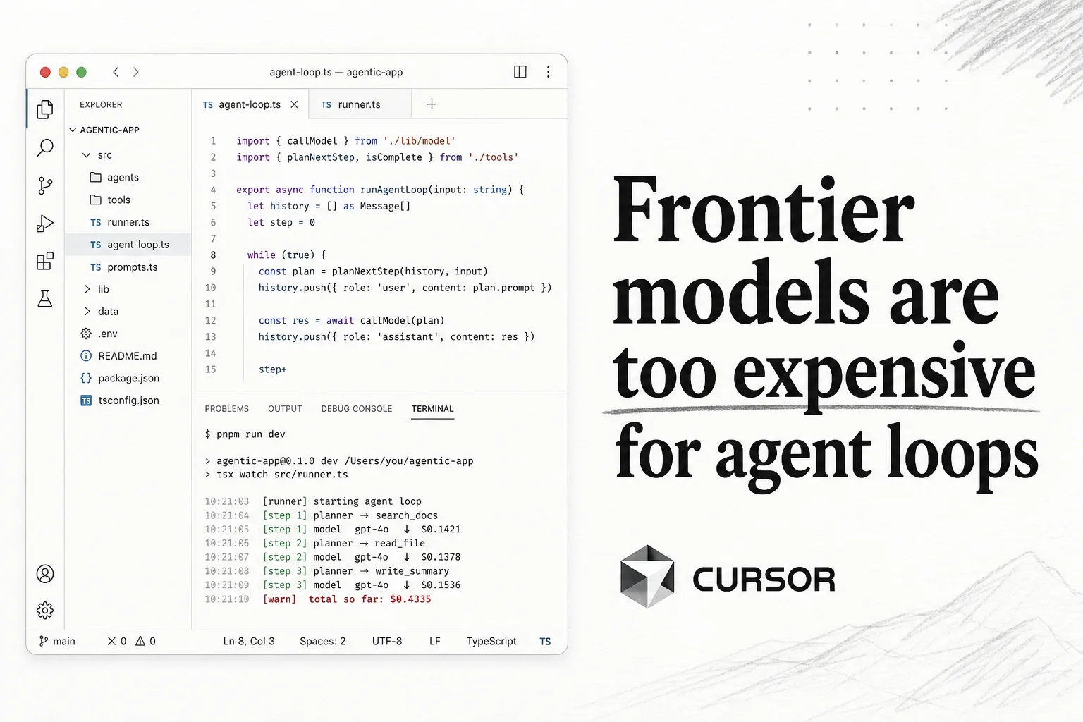 Frontier models are too expensive for agent loops. Specialized models are closing the gap.