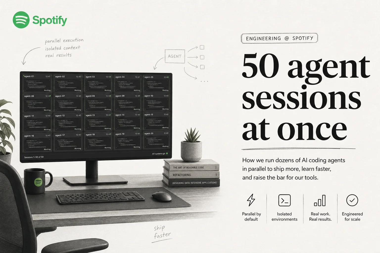 Spotify Xirp: why thousands of engineers run 50 agent sessions at once