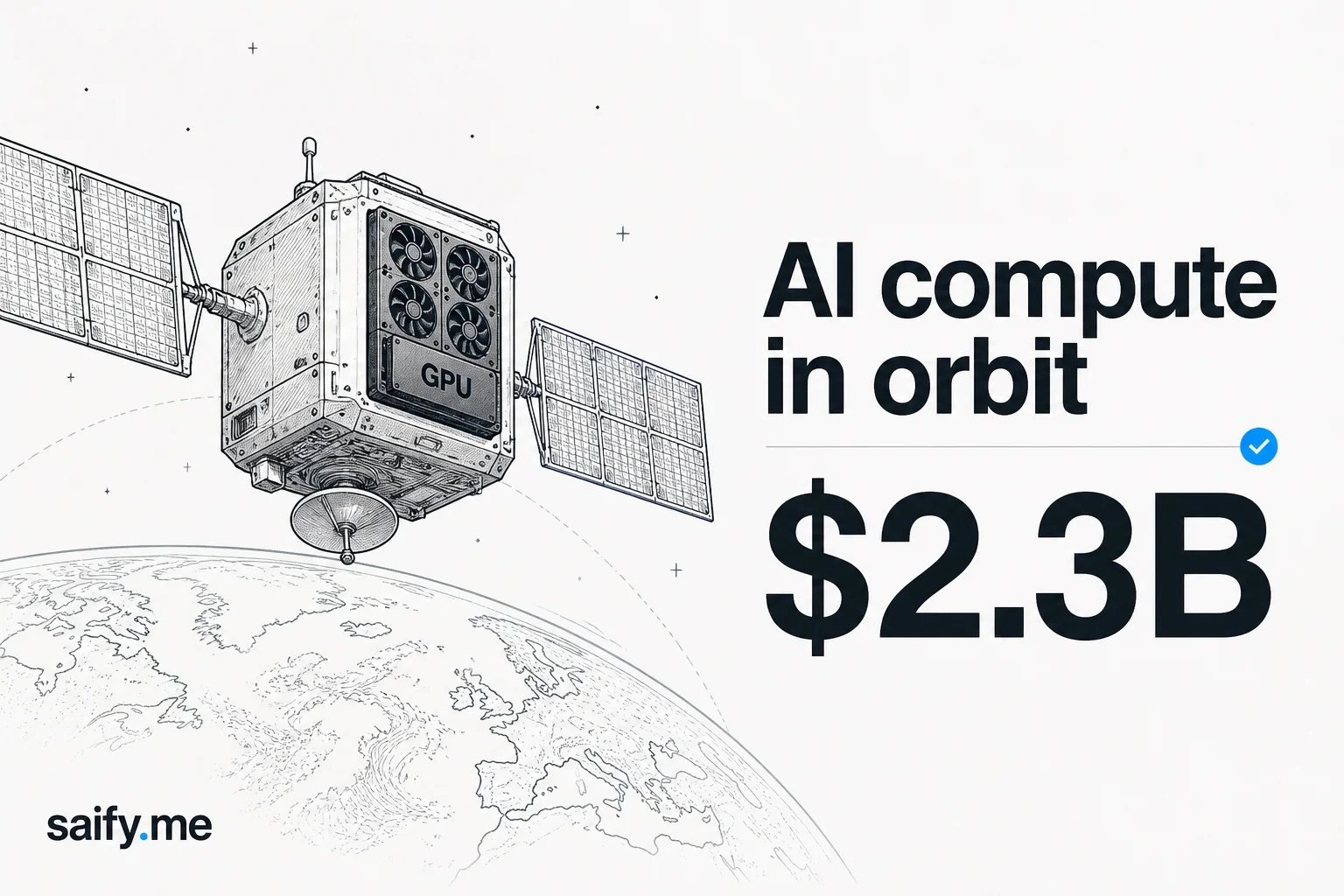 Starcloud raised $250M to put Nvidia GPUs in orbit