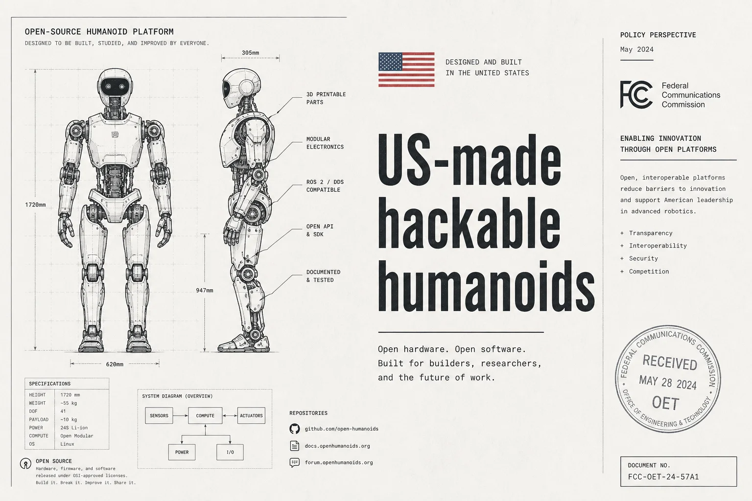 The FCC just walled off new foreign humanoids. Steel Bot wants to be the hackable US alternative.