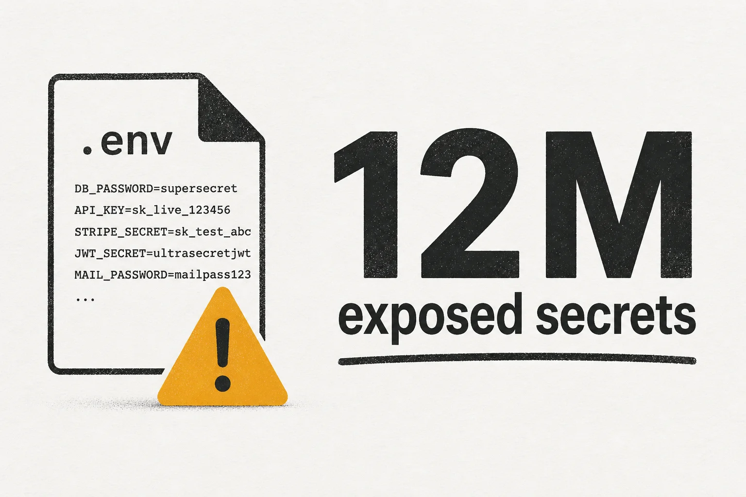 12 million exposed .env files are a warning for AI agent credentials