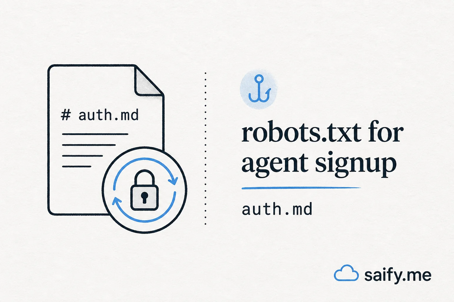 auth.md is robots.txt for AI agent registration (WorkOS open spec)