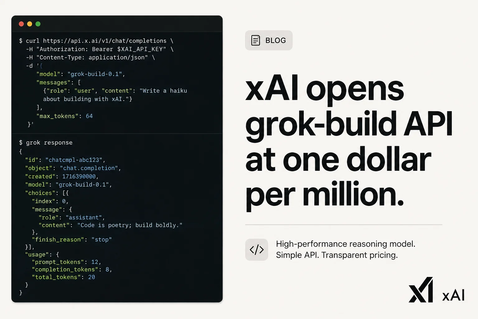 xAI opened grok-build-0.1: a $1/M agentic coding API worth routing tests
